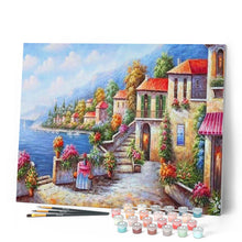 Carica l'immagine nel visualizzatore di Gallery, Dipingere con i numeri - Vista Mare E Bel Tempo Figured'Art