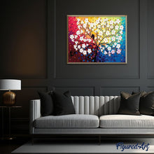 Carica l'immagine nel visualizzatore di Gallery, Dipingere con i numeri - Albero In Fiore E Uccelli In Primavera