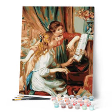 Carica l'immagine nel visualizzatore di Gallery, Dipingere con i numeri - Lezione Di Pianoforte Figured'Art