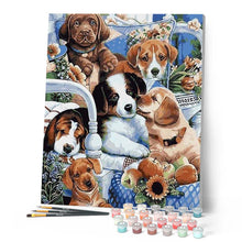 Carica l'immagine nel visualizzatore di Gallery, Dipingere con i numeri - Cani Carini Figured'Art