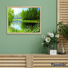Carica l'immagine nel visualizzatore di Gallery, Dipingere con i numeri - Alberi Vicino Al Lago