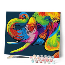 Carica l'immagine nel visualizzatore di Gallery, Dipingere con i numeri - Elefante Colori Pop Figured'Art