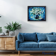 Carica l'immagine nel visualizzatore di Gallery, Dipingere con i numeri - Margherite E Vaso Blu