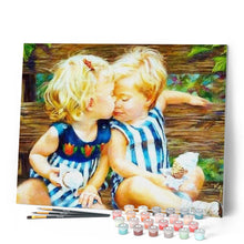 Carica l'immagine nel visualizzatore di Gallery, Dipingere con i numeri - Amare I Bambini Figured'Art