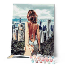 Carica l'immagine nel visualizzatore di Gallery, Dipingere con i numeri - Passeggiata Romantica Sulle Colline Di Hong Kong Figured'Art