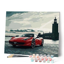 Carica l'immagine nel visualizzatore di Gallery, Dipingere con i numeri - Ferrari Rossa Figured'Art