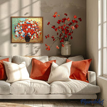 Carica l'immagine nel visualizzatore di Gallery, Dipingere con i numeri - Fiori Tricolori