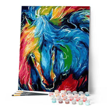 Carica l'immagine nel visualizzatore di Gallery, Dipingere con i numeri - Cavallo Colorato Figured'Art