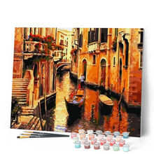 Carica l'immagine nel visualizzatore di Gallery, Dipingere con i numeri - Gondole A Venezia Figured'Art