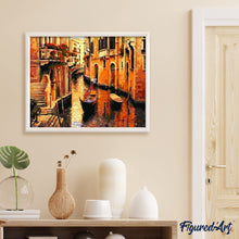 Carica l'immagine nel visualizzatore di Gallery, Dipingere con i numeri - Gondole A Venezia