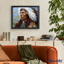Carica l'immagine nel visualizzatore di Gallery, Dipingere con i numeri - Leader Indiano