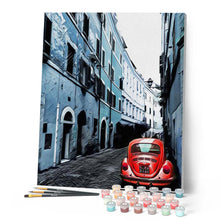 Carica l'immagine nel visualizzatore di Gallery, Dipingere con i numeri - L'auto rossa Figured'Art