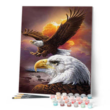 Carica l'immagine nel visualizzatore di Gallery, Dipingere con i numeri - L'aquila americana Figured'Art