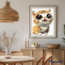 Carica l'immagine nel visualizzatore di Gallery, Dipingere con i numeri - Gatto Con Grandi Occhi