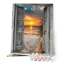Carica l'immagine nel visualizzatore di Gallery, Dipingere con i numeri - Porta sul mare Figured'Art