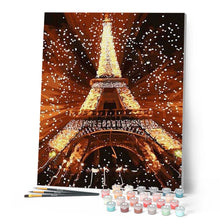 Carica l'immagine nel visualizzatore di Gallery, Dipingere con i numeri - Torre Eiffel Scintillante Figured'Art