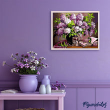 Carica l'immagine nel visualizzatore di Gallery, Dipingere con i numeri - Fiori E Libro
