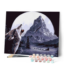 Carica l'immagine nel visualizzatore di Gallery, Dipingere con i numeri - Lupo Che Ulula Figured'Art