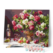 Carica l'immagine nel visualizzatore di Gallery, Dipingere con i numeri - Fiori, Vino E Frutta Figured'Art