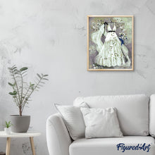 Carica l'immagine nel visualizzatore di Gallery, Dipingere con i numeri - Abito Da Sposa Bianco