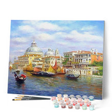 Carica l'immagine nel visualizzatore di Gallery, Dipingere con i numeri - Gondoliere A Venezia Figured'Art