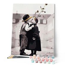 Carica l'immagine nel visualizzatore di Gallery, Dipingere con i numeri - Bambini Romantici Figured'Art