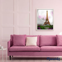 Carica l'immagine nel visualizzatore di Gallery, Dipingere con i numeri - Romantica Torre Eiffel Con Fiori