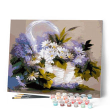 Carica l'immagine nel visualizzatore di Gallery, Dipingere con i numeri - Grazioso Cesto Di Fiori Figured'Art
