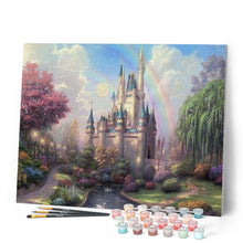 Carica l'immagine nel visualizzatore di Gallery, Dipingere con i numeri - Castello E Arcobaleno Figured'Art