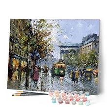 Carica l'immagine nel visualizzatore di Gallery, Dipingere con i numeri - Strada E Tram Figured'Art