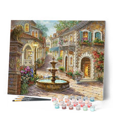 Carica l'immagine nel visualizzatore di Gallery, Dipingere con i numeri - Fontana Del Villaggio Figured'Art