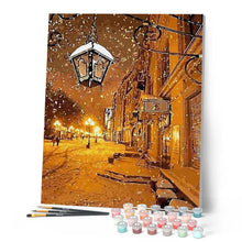 Carica l'immagine nel visualizzatore di Gallery, Dipingere con i numeri - Lanterna Nella Neve Figured'Art