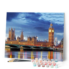 Carica l'immagine nel visualizzatore di Gallery, Dipingere con i numeri - London Bridge Di Notte Figured'Art