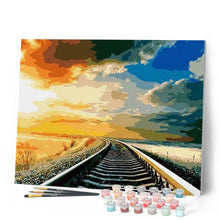 Carica l'immagine nel visualizzatore di Gallery, Dipingere con i numeri - Ferrovia Figured'Art