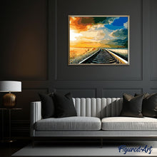 Carica l'immagine nel visualizzatore di Gallery, Dipingere con i numeri - Ferrovia