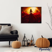 Carica l'immagine nel visualizzatore di Gallery, Dipingere con i numeri - Grazioso Vestito Rosso
