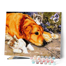 Carica l'immagine nel visualizzatore di Gallery, Dipingere con i numeri - Gatti E Cani Figured'Art