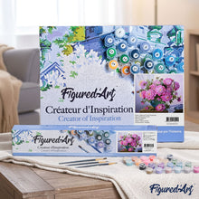 Carica l'immagine nel visualizzatore di Gallery, Dipingere con i numeri - Fiori E Vaso Blu