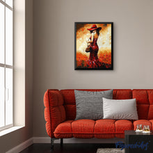 Carica l'immagine nel visualizzatore di Gallery, Dipingere con i numeri - Donna Con Cappello Rosso