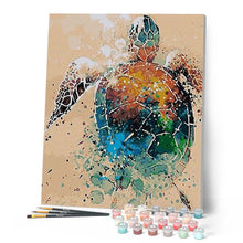 Carica l'immagine nel visualizzatore di Gallery, Dipingere con i numeri - Tartaruga Figured'Art