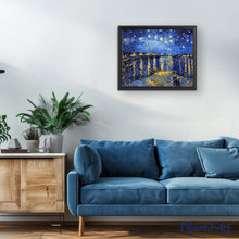 Carica l'immagine nel visualizzatore di Gallery, Dipingere con i numeri - Van Gogh Notte Stellata Sul Rodano