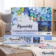 Carica l'immagine nel visualizzatore di Gallery, Dipingere con i numeri - Van Gogh Notte Stellata Sul Rodano