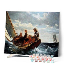 Carica l'immagine nel visualizzatore di Gallery, Dipingere con i numeri - Bambini Su Una Barca A Vela Figured'Art