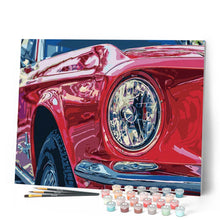 Carica l'immagine nel visualizzatore di Gallery, Dipingere con i numeri - Faro Rosso Dell'Automobile Figured'Art