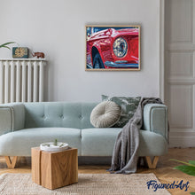 Carica l'immagine nel visualizzatore di Gallery, Dipingere con i numeri - Faro Rosso Dell'Automobile