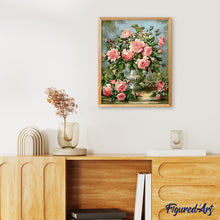 Carica l'immagine nel visualizzatore di Gallery, Dipingere con i numeri - Fiori In Un Vaso Di Peltro