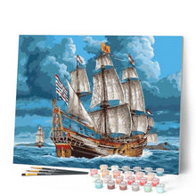 Carica l'immagine nel visualizzatore di Gallery, Dipingere con i numeri - Barca a vela Figured'Art