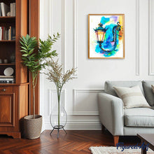 Carica l'immagine nel visualizzatore di Gallery, Dipingere con i numeri - Lampada Da Parete Retrò