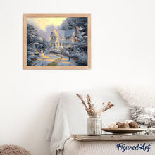 Carica l'immagine nel visualizzatore di Gallery, Dipingere con i numeri - Casa E Pupazzo Di Neve