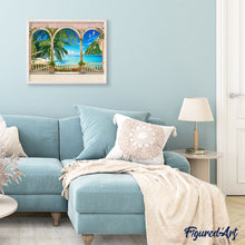 Carica l'immagine nel visualizzatore di Gallery, Dipingere con i numeri - Villa Nella Baia Tropicale